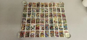1984 Marvel Comics First Issue Covers Uncut Sheet (60) Cards HULK, SPIDERMAN - Picture 1 of 21