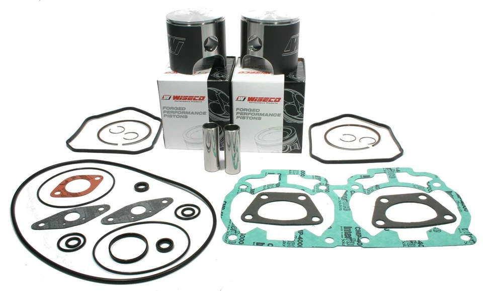 Juego de pistones y juntas Ski-Doo Skandic 600 WT LC, 2001 2002 2003 2004, Wiseco .020 Foto 1 de 1