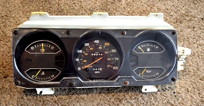 1981-1988 DODGE RAM RAMCHARGER INSTRUMENT CLUSTER TEMPERATURE GAUGES AUTHENTIC Foto 1 de 4