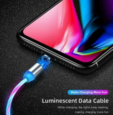 MAGNET FLOW CANDY LED Light-up USB Charger for ALL MICRO-C USB phones/devices - Image 1 of 4