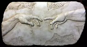 Escultura Griego Italiano Decoración del Hogar Pared Arte Creación Adán Réplica Miguel Ángel - Imagen 1 de 1