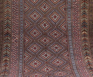 6x9. Antiguo hermoso kilim afgano de tejido plano, adecuado para cualquier decoración del hogar. - Imagen 1 de 10
