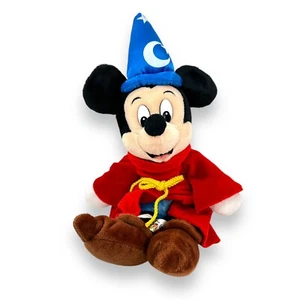 Walt Disney World Mickey Mouse 12" Fantasia Sorcerer Wizard Plush Stuffed Toy - Picture 1 of 6