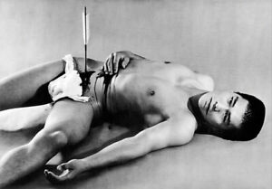 Photo vintage Tamotsu Yato flèche mâle nue Japon - 17"x22" impression beaux-arts - 01506