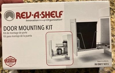 Rev A Shelf Door Mounting Kit Organizing Kit New in Box RV-DM17 KIT-5 - Image 1 of 4
