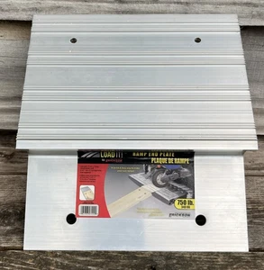Erickson LOAD IT! 750 lb Ramp End Plate 1/4" Deck Plate Aluminum #07200 Easy DIY - Picture 1 of 9