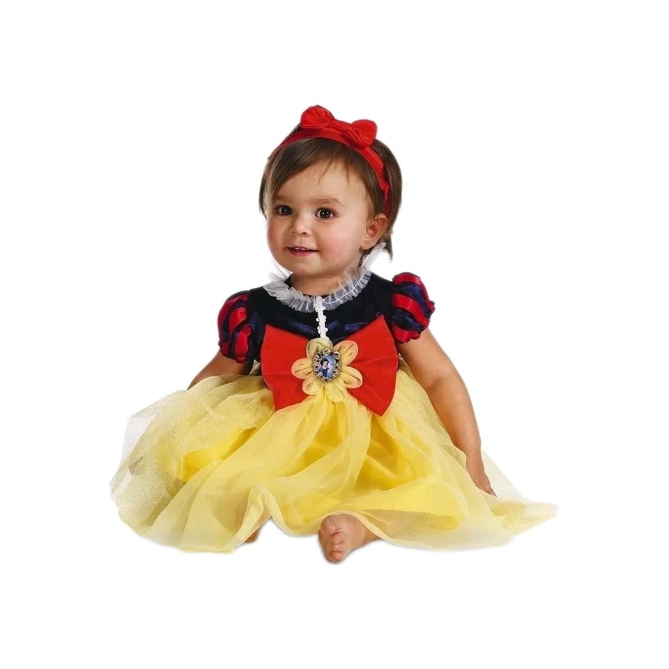 迪士尼公主白雪公主豪华幼儿服装 6-12 个月新品 — 第 1/2 张图片