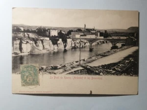 CPA 07 Le Pont de Ruoms et les Brasseries - Imagen 1 de 2