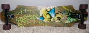 Bustin Brooklyn skateboard 38 x 9 pollici longboard 100% acero canadese made in USA - Foto 1 di 7