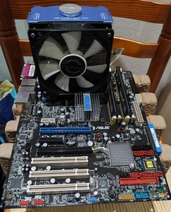 MAINBOARD ASUS P5WD2-E PREMIUM+INTEL CPU P4+2GB RAM+ALIMENTATORE FUNZIONANTE!! - Foto 1 di 15