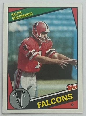 ungraded Ralph Giacomarro #214 [Rookie] 1984 Topps football card - Image 1 of 2