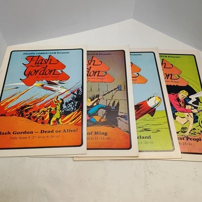 Flash Gordon de Austin Briggs Pacific Comics Club 1981 números 1, 2, 3, 4 Foto 1 de 4