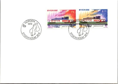 FDC Sweden 1973 - Stockholm - Norden Hus - A00544 - Image 1 of 2