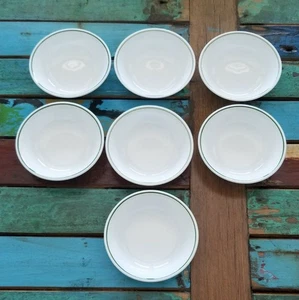 7 Corelle 5,25" Obstschalen 4 dunkelgrün & 3 hellgrüne Schalen - Bild 1 von 10