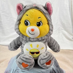 Care Bears Funshine Bär grau Kätzchen Hoodie Plüsch 12-13 Zoll Basic Fun 2021 - Bild 1 von 10