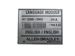 Allen-Bradley 1336E-EN43 Language Module - Picture 1 of 1