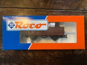 Roco H0 Guage 40658 Brown Open Goods Wagon UM 21 754310 Boxed Model Railway - Picture 1 of 3