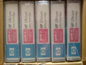 5 x HP LTO1 Ultrium 1 200GB Tapes - C7971A - NEW, Sealed - Picture 1 of 1