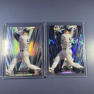 (2) 2024 Leaf Metal Blue Crystal /12 Hideki Matsui Color Match, Silver Holo SP - Picture 1 of 4