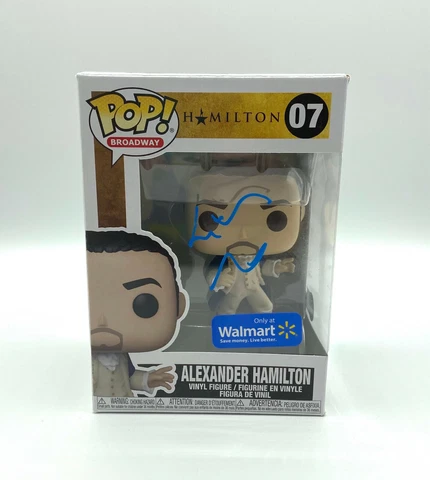 LIN-MANUEL MIRANDA ALEXANDER HAMILTON SIGNED AUTOGRAPH FUNKO POP BECKETT BAS Cover