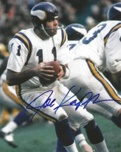 Autographed JOE KAPP 8X10 Minnesota Vikings Photo -w/ COA - Picture 1 of 1