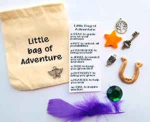 Kleine Tasche Abenteuer, die an Sie denkt Geschenk für Reisenden Abschied bewegen Gefallen - Bild 1 von 9