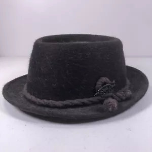 Cappello Fedora Vintage Pellegrino Select Pelliccia Feltro - Foto 1 di 8