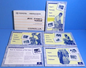 Toyota Corolla 2001 01 manual de dueños - Imagen 1 de 1