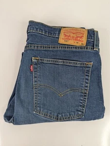 Levis 510 Skinny Fit Jeans Mens 36x32 Blue Slim Stretch Denim Cotton Blend - Picture 1 of 10