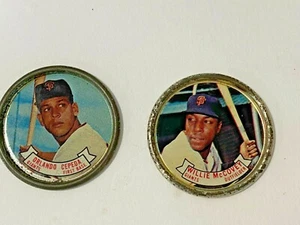 Baseball Coin Topps 1964 All Stars San Francisco Giants McCovey 22, Cepeda 63 SF - Picture 1 of 4