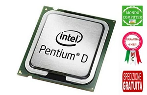 PROCESSORE SOCKET 775 INTEL PENTIUM D 925 DUAL CORE 3,0 GHz 2M/800 + PASTA - Foto 1 di 1