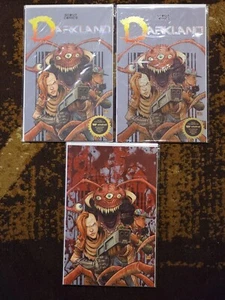 DARKLAND #1 trade, foil & virgin foil Browne CONTRA OMAGGIO SCOUT COMICS COSA NOT - Foto 1 di 1
