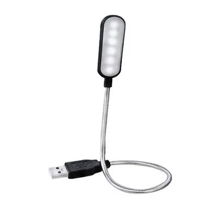 Usb LED Night Light Portable Flexible Reading Lamp Pc Notebook Laptop Computer - Picture 1 of 13