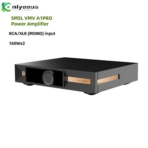 SMSL VMV A1PRO Gallium Nitride Power Amplifier HiFi 160Wx2 Stereo Audio Amp my23 - Picture 1 of 6