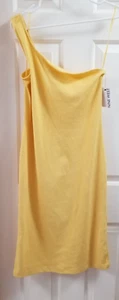 NEW Nine West One-Shoulder Bodycon Dress Size XL Fury Gold New with tags Womens - Bild 1 von 3