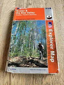 Exeter & the Exe Valley OS Explorer Map by Ordnance Survey Sheet map, folded - Picture 1 of 7