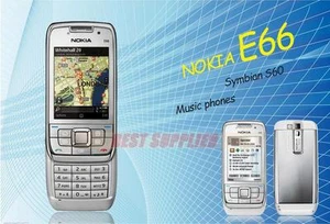 Original Nokia E66 GSM WCDMA WIFI Bluetooth 3.15MP Camera Unlocked Cell Phones - Picture 1 of 8