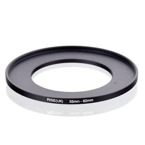 RISE(UK) 55mm-82mm 55-82 mm 55 to 82 Step Up Ring Filter Adapter black - Picture 1 of 3
