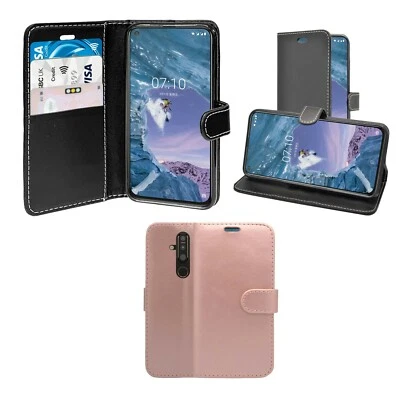 For Nokia X71 Phone Case Wallet Flip PU Leather In Various Colours Cover - Image 1 of 4