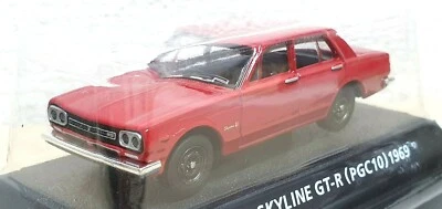 1/64 Konami 1969 NISSAN SKYLINE 2000 GT-R PGC10 RED diecast car model NEW - Image 1 of 3