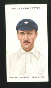 Wills - Cricketers (WILL's) - No. 34 W. Rhodes (Yorks) - Picture 1 of 1