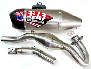 SILVER FULL SYSTEM EXHAUST MUFFLER PIPE WITH HONDA CRF300L RALLY 2020-2024 V2 - Picture 1 of 11