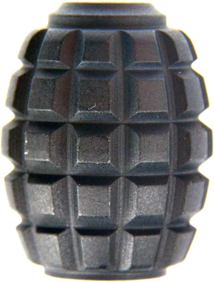 Barrel Shape Grenade Texture Solid Titani TC4 Lanyard Big Bead EDC DIY Paracord - Image 1 of 4