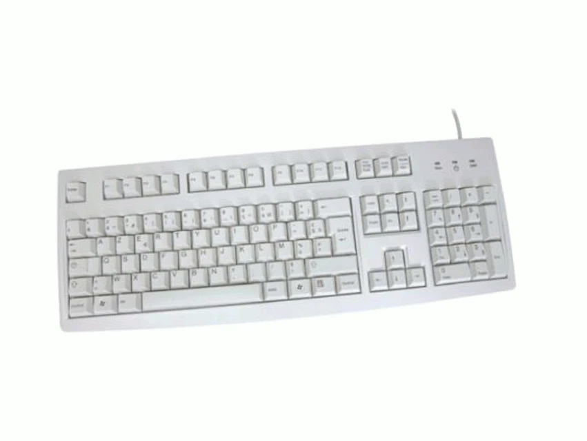 Cherry French Compact Gray AZERTY Wired PS/2 Keyboard G83-6105LPNFR-0/03 - Image 1 of 1