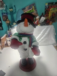 Gemmy Animated Dancing Singing Spinning Snowman Shake Your Booty Groove Thing - Picture 1 of 6