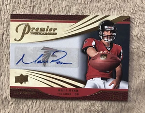 2008 UD Premier Penmanship Gold #PP77 Matt Ryan RC Auto 16/25 !!! - Picture 1 of 2