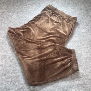 Joggers nuovi senza etichette king size uomo 7XL grandi alti in velluto marrone con coulisse comodi - Foto 1 di 8