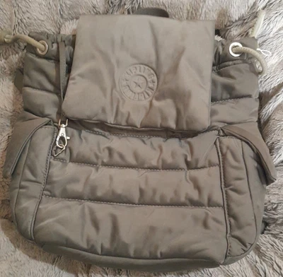 Mochila acolchada Kipling Live gris plata claro Foto 1 de 4