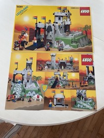 Lego Castle: King's Mountain Fortress 6081 - BOX TOP AND BOTTOM ONLY!