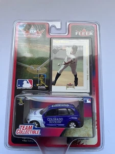 2001 Colorado Rockies Chrysler PT Cruiser mit Todd Helton Fleer Premium Karte - Bild 1 von 5